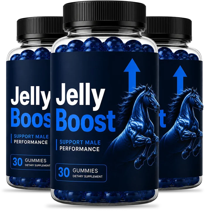 Jelly Boost men's vitality support three-bottle package